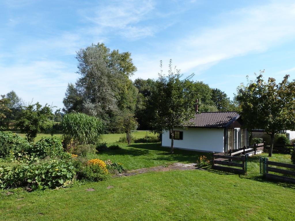 Chiemsee Comfort-Bungalow mit Garten Rimsting Exterior foto