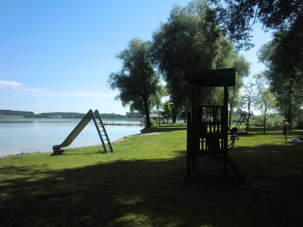 Chiemsee Comfort-Bungalow mit Garten Rimsting Exterior foto